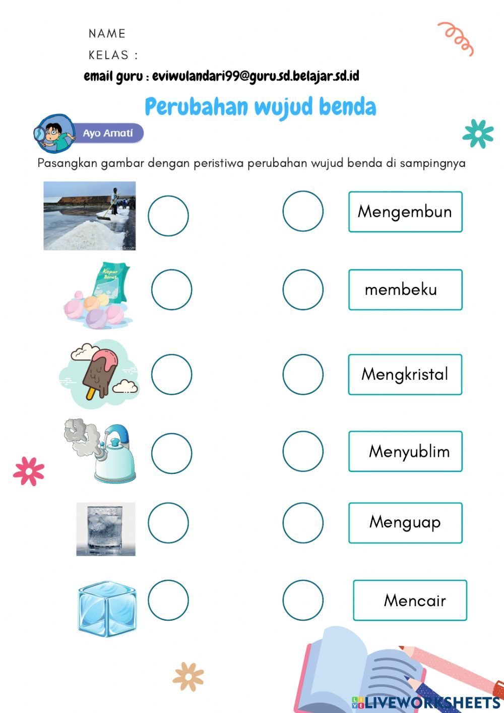 10 Contoh Soal IPA Kelas 3 Perubahan Wujud Benda yang Sering Keluar Saat Ujian Sekolah