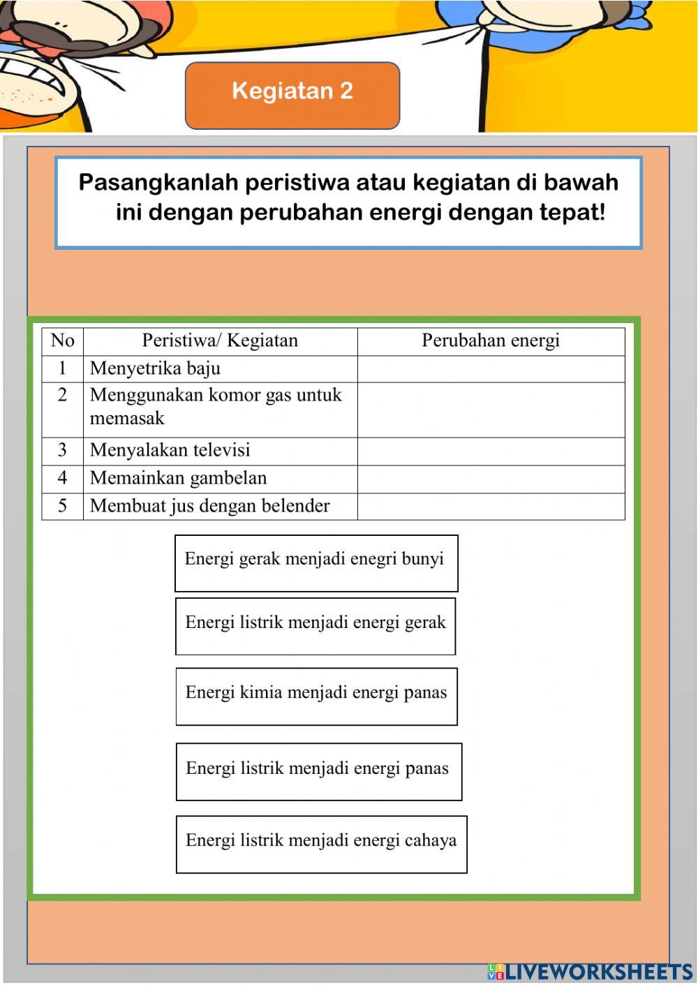 LKPD Materi Ene Free Interactive Worksheets 2248142