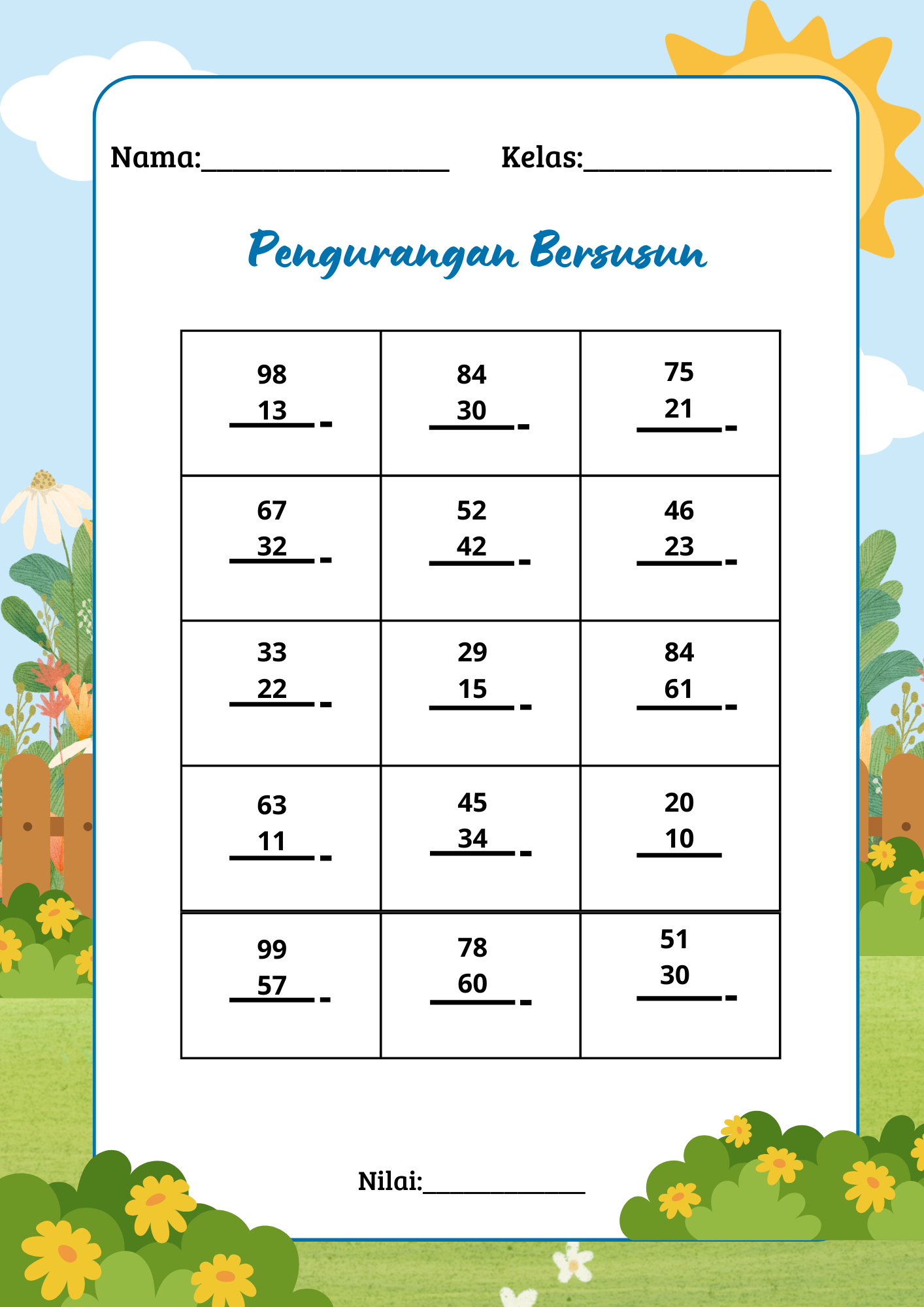 7 Soal Matematika Kelas 1 PDF Semester 2 Wajib Dicoba Orang Tua di 2026 7 Soal Matematika Kelas 1 PDF Semester 2 Wajib Dicoba Orang Tua di 2026