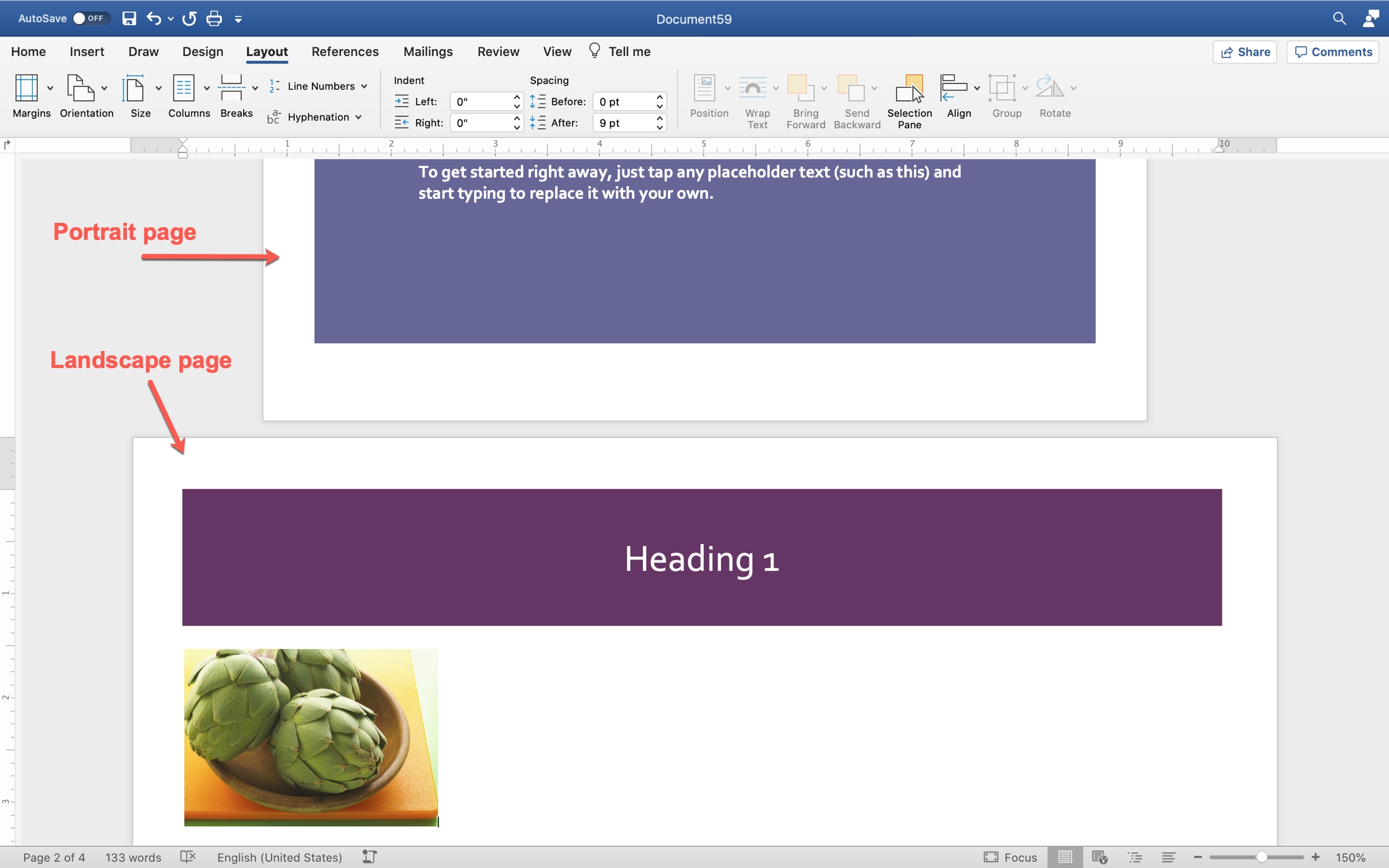 How Do You Change From Portrait To Landscape In Word TAFT Independent