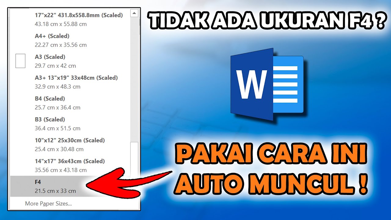 5 Trik Rahasia Cara Mengubah Ms Word A4 Menjadi F4 Agar Print Bolak Balik Rapi Sebelum Terlambat