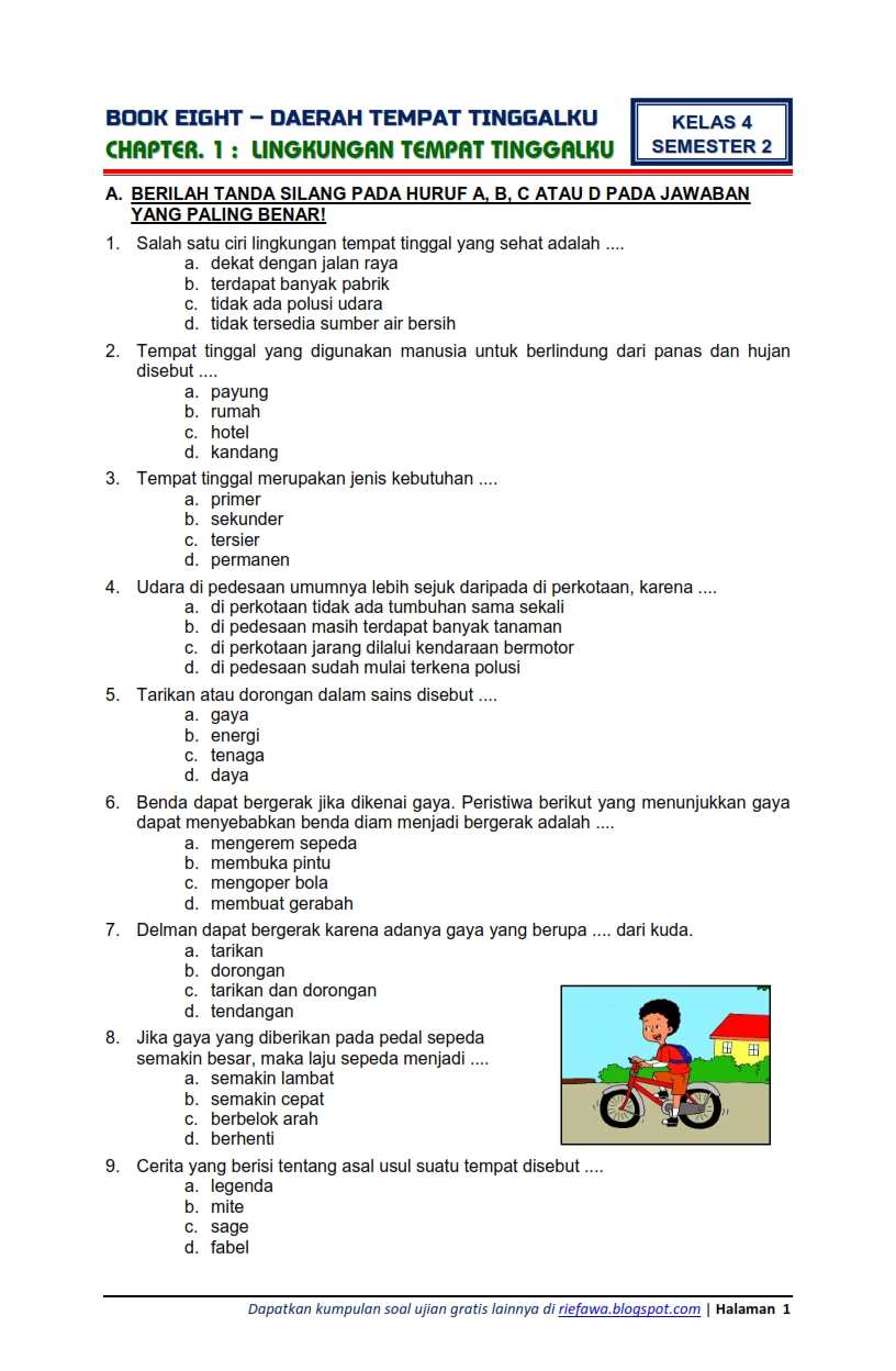 Terbukti 7 Contoh Soal Tematik Kelas 4 Semester 2 yang Wajib Dikuasai Sebelum Ujian!