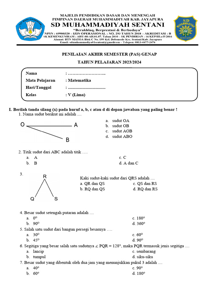 5 Contoh Soal Matematika Kelas 5 Tematik Semester 2 Ternyata Banyak yang Salah Jawab, Wajib Tahu Trik Ini