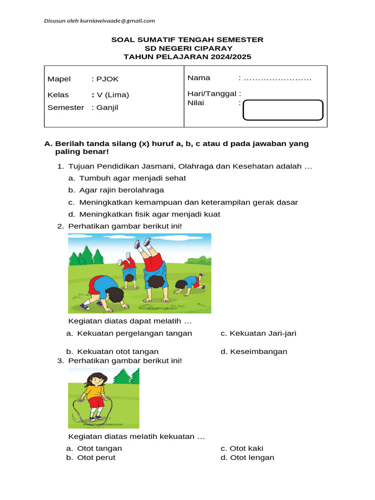 Riset 2026: Download Soal PJOK SD Kelas 5 KD 3.6 Paling Dicari di Medsos, Geser Buku Cetak