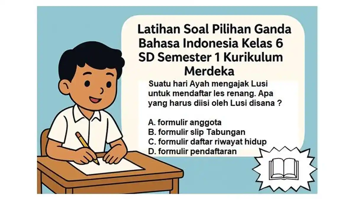 Rahasia Skor Sempurna Kerjakan Soal Bahasa Indonesia Kelas 6 SD Kurikulum KTSP Semester 1